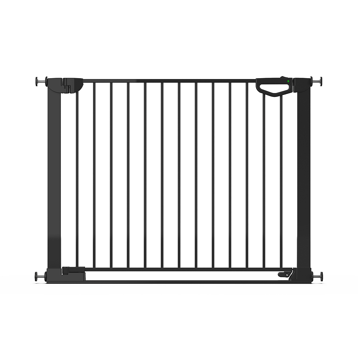 Barrière sécurité Easylock Flatstep 104 cm - 111 cm - Noir couleur unique, GEUTHER
