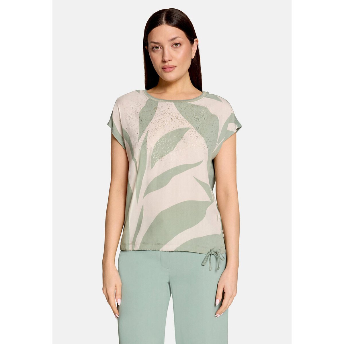 Haut casual à imprimé nature/green, BETTY & CO