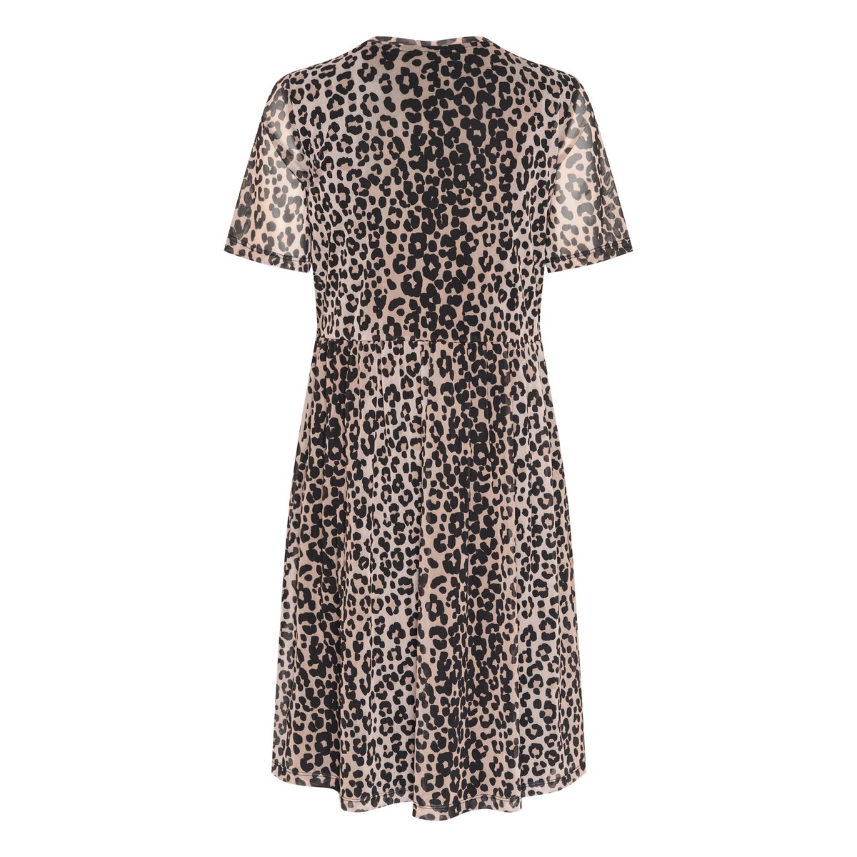 Robe beige noir marron animalier leopard, CULTURE