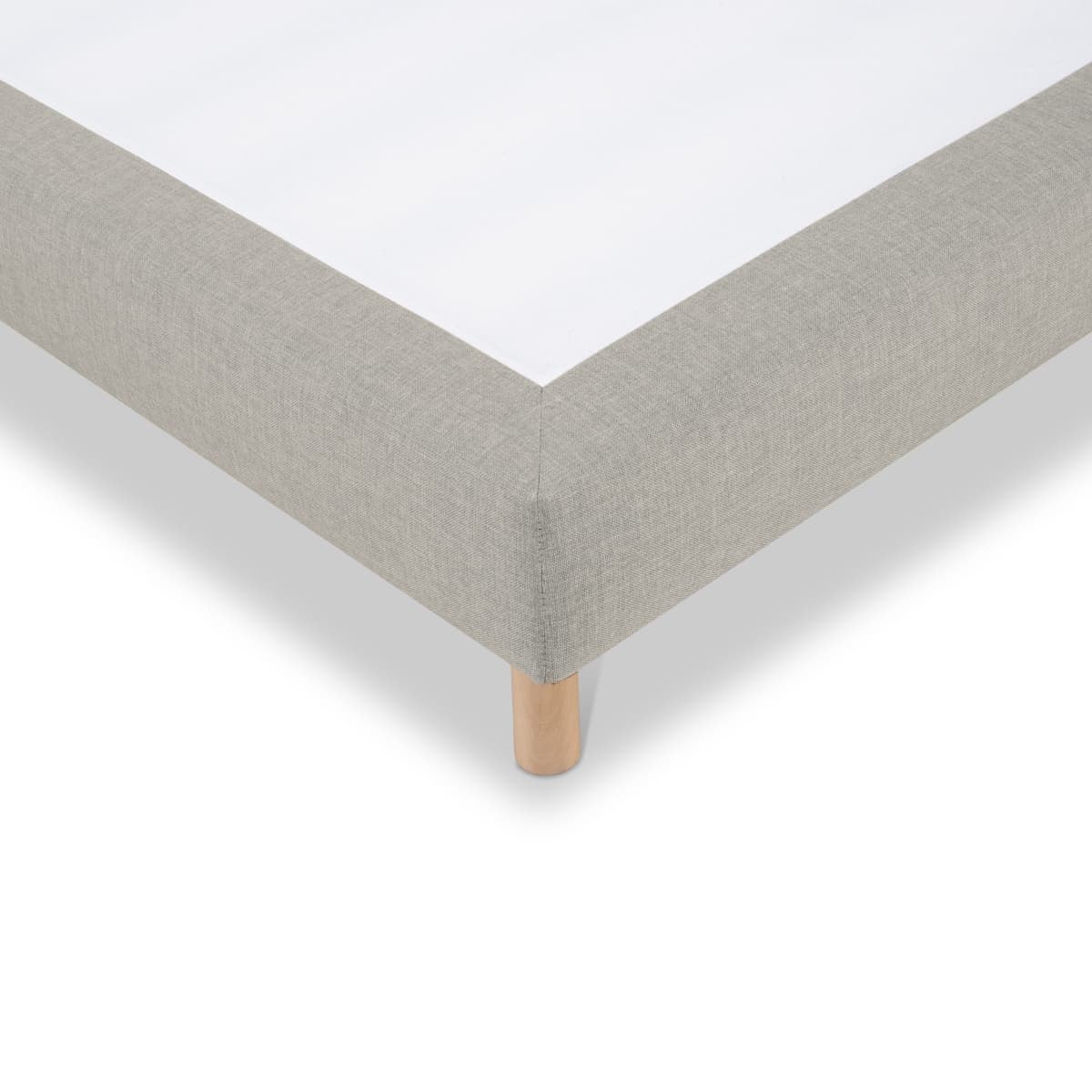 Sommier tapissier Tissu SISAL sable, BELLECOUR