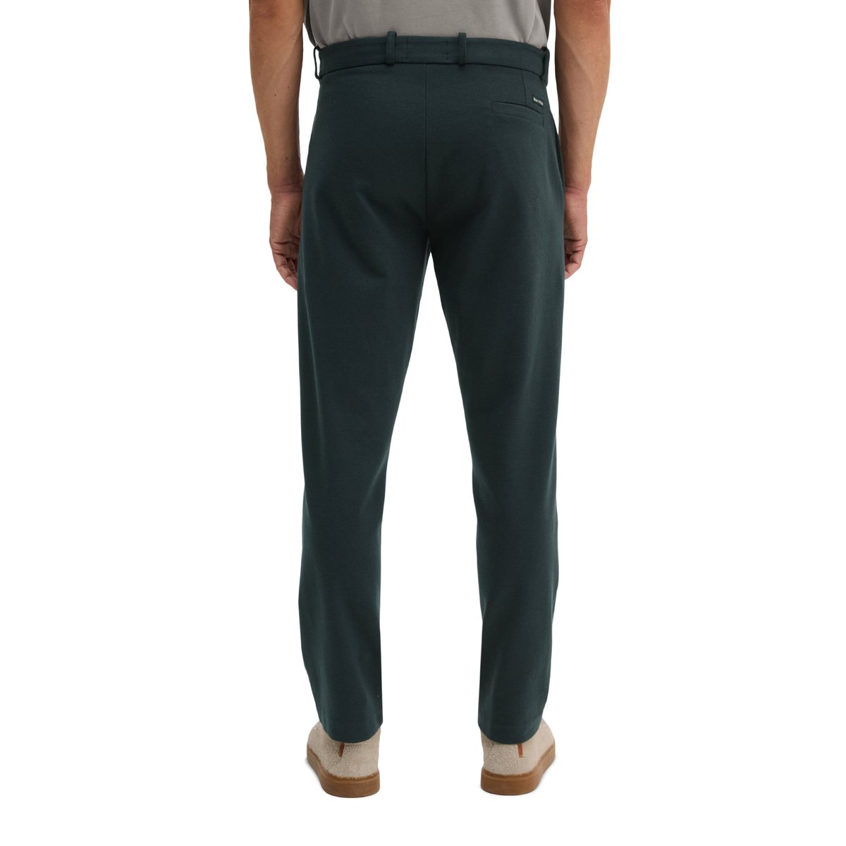Pantalon de survêtement coupe classique en mélange de coton bio tout doux bleu, MARC O'POLO