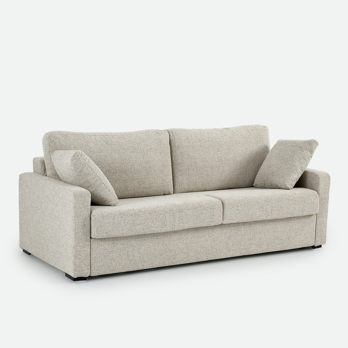 Canapé convertible, 2, 3 ou 4 places, Standard, tissu texturé moucheté, TIMOR ecru/bleu, LA REDOUTE INTERIEURS