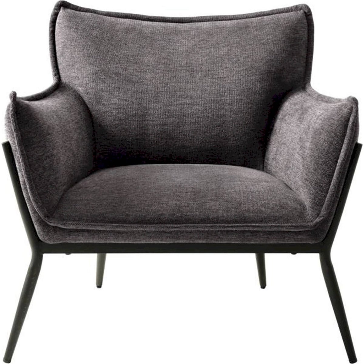 Fauteuil crapaud collection BIPPY gris foncé, RECOLLECTION