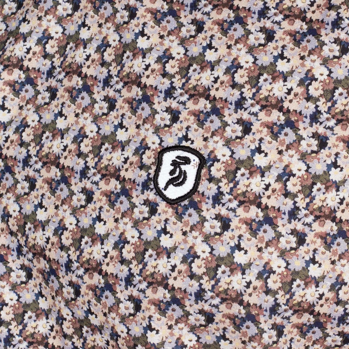Chemise à motif flowers noir, SHILTON