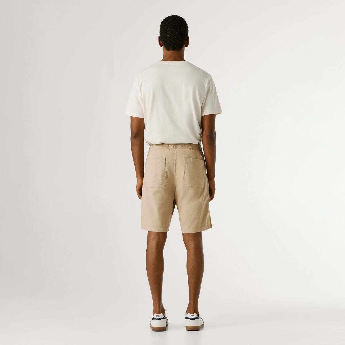 Bermuda Popeline Coupe Décontractée beige malté, PEPE JEANS