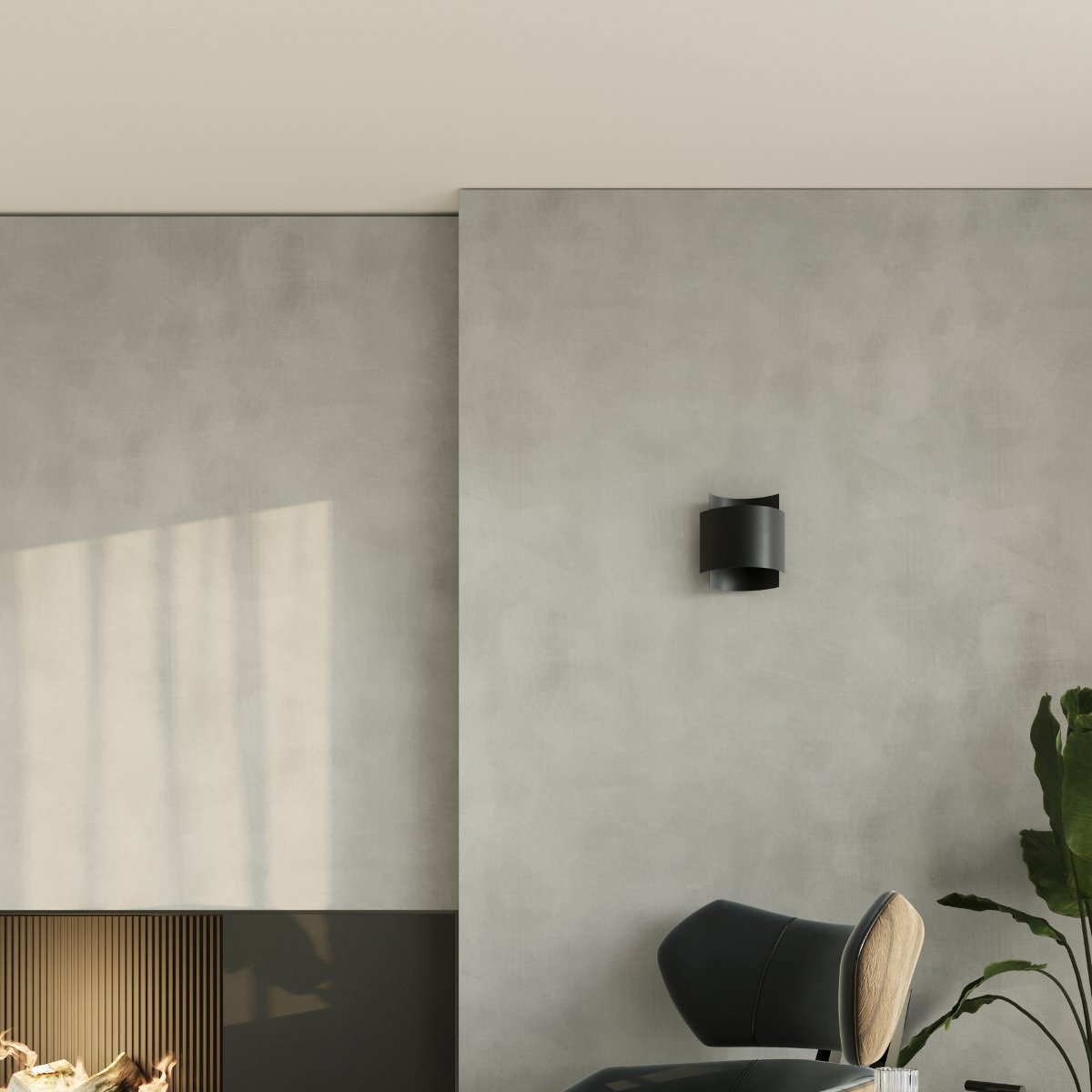 Applique Acier Noir G9 1 Impact noir, EDEN