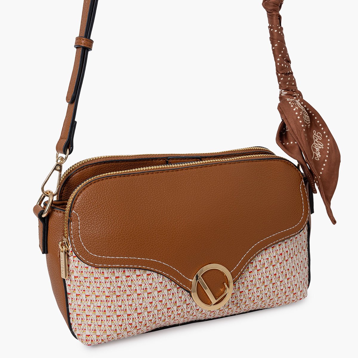 Sac multi poches Sade camel, LOLLIPOPS