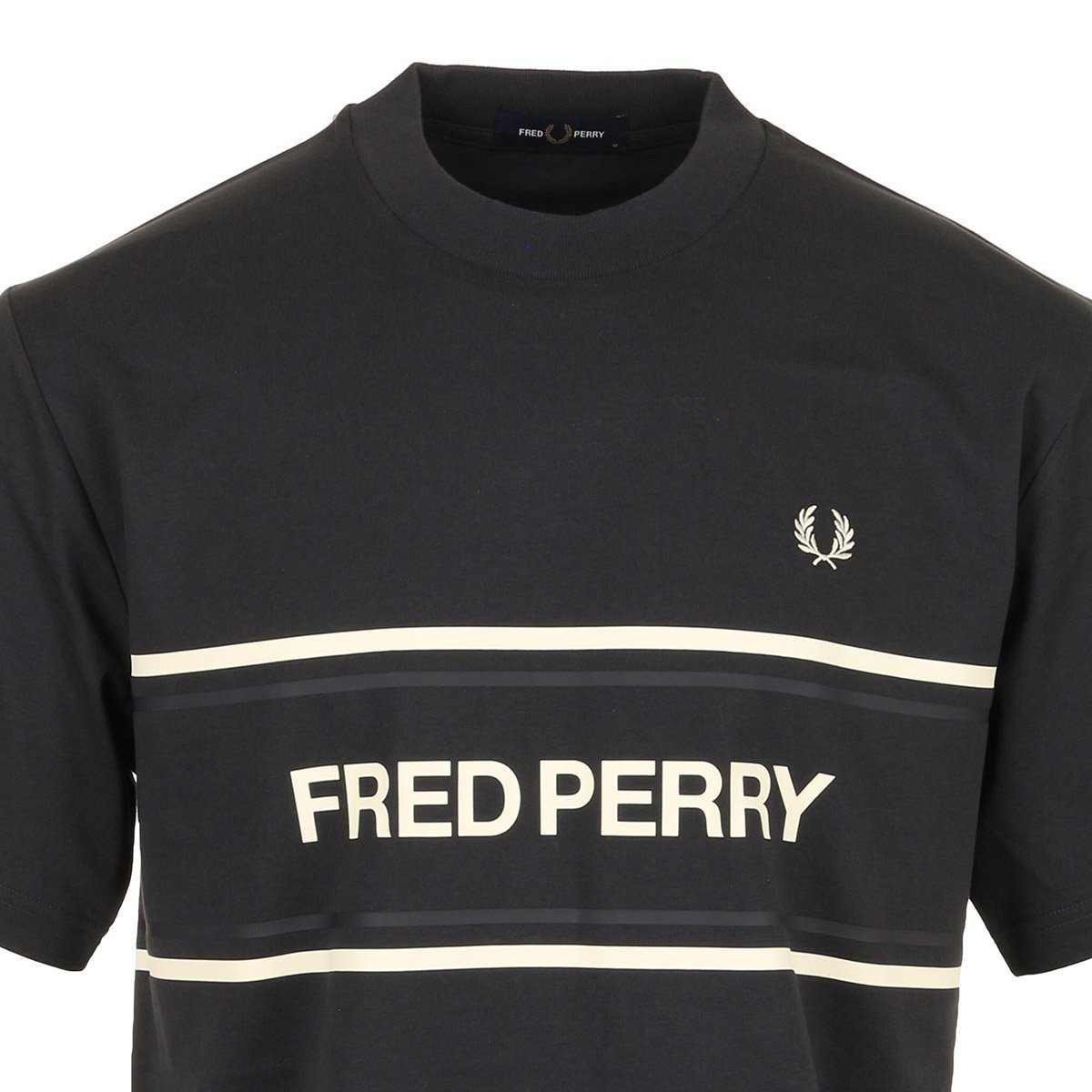 GRAPHIC T-SHIRT anchor grey, FRED PERRY
