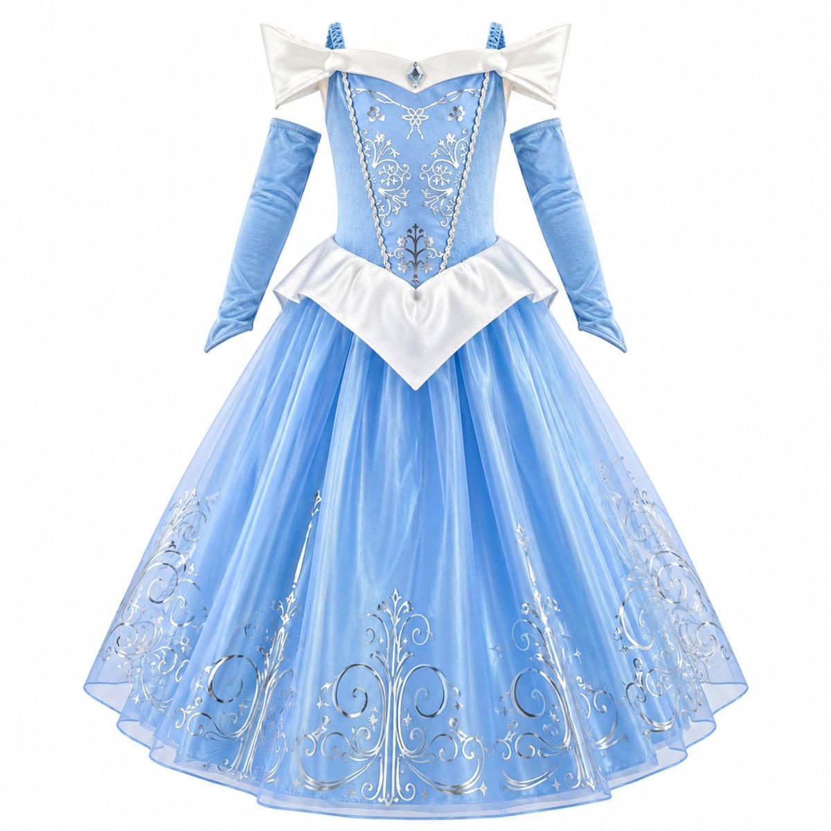Déguisement enfant robe de princesse bleu, SEVIRA KIDS
