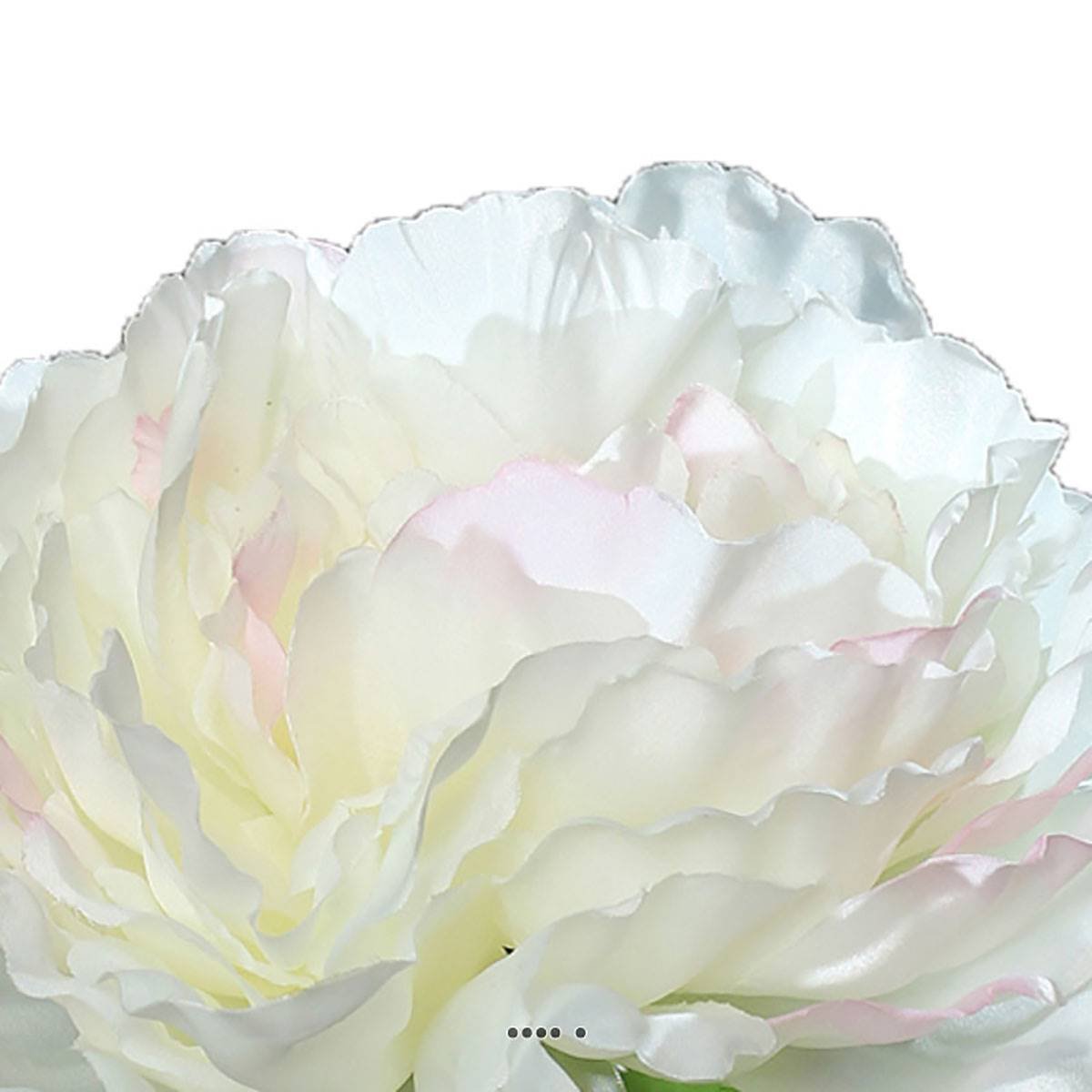 Pivoine artificielle crème Rose H 63 cm rose-crème, ARTIFICIELLES