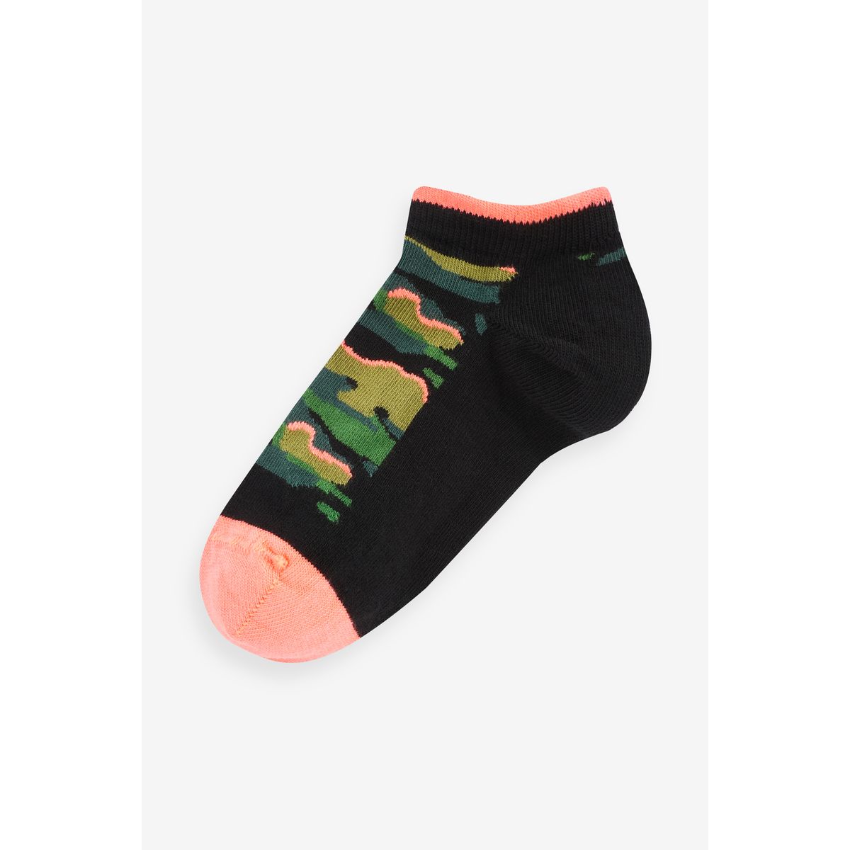 Chaussettes, lot de 7 noir camo brillant, NEXT