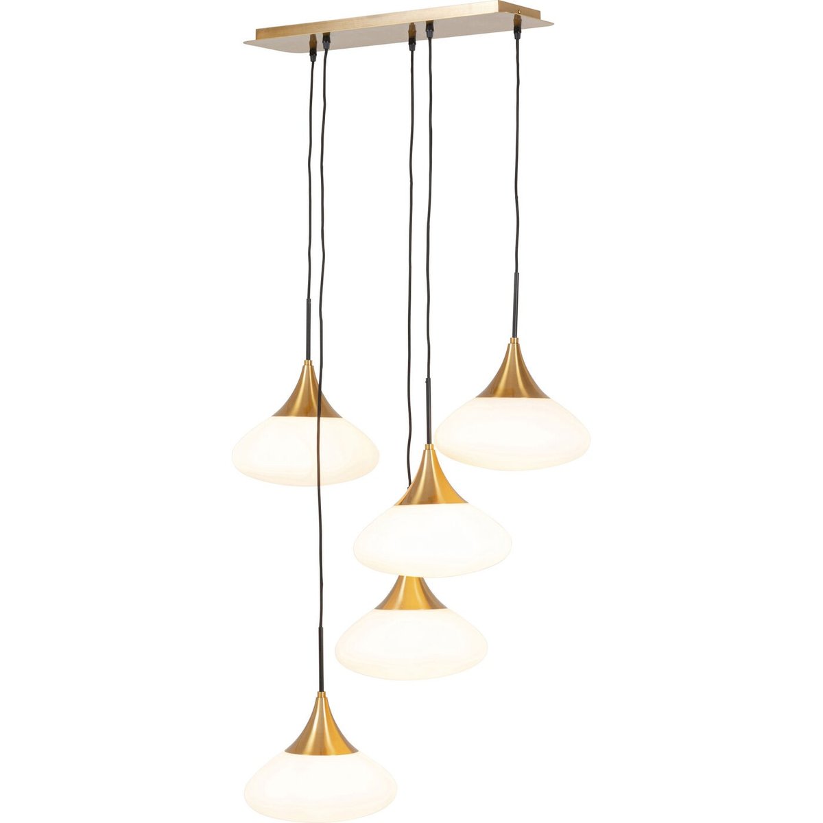 Suspension en verre, GOCCE or, KARE DESIGN