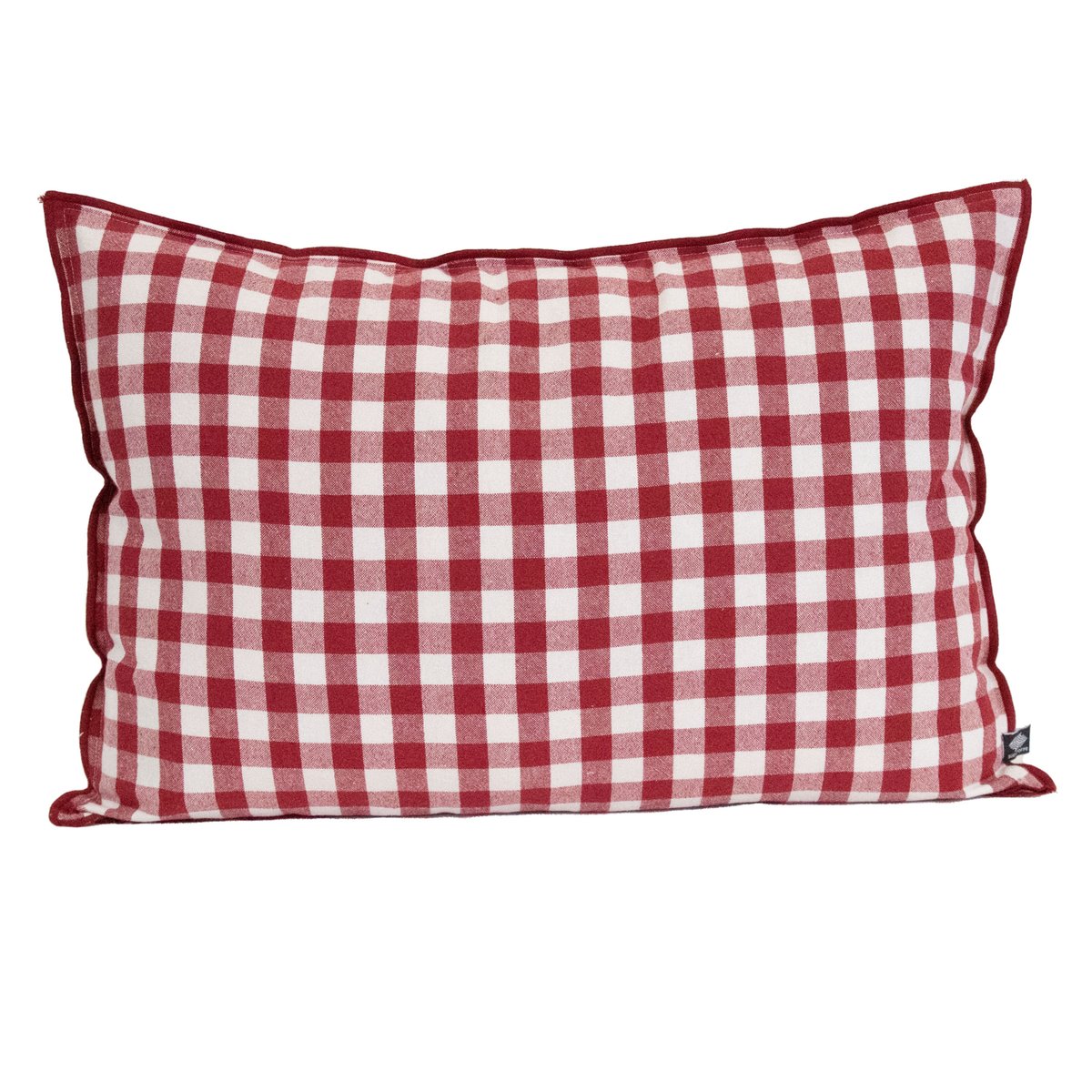 Coussin motif Vichy rouge, SUD ETOFFE