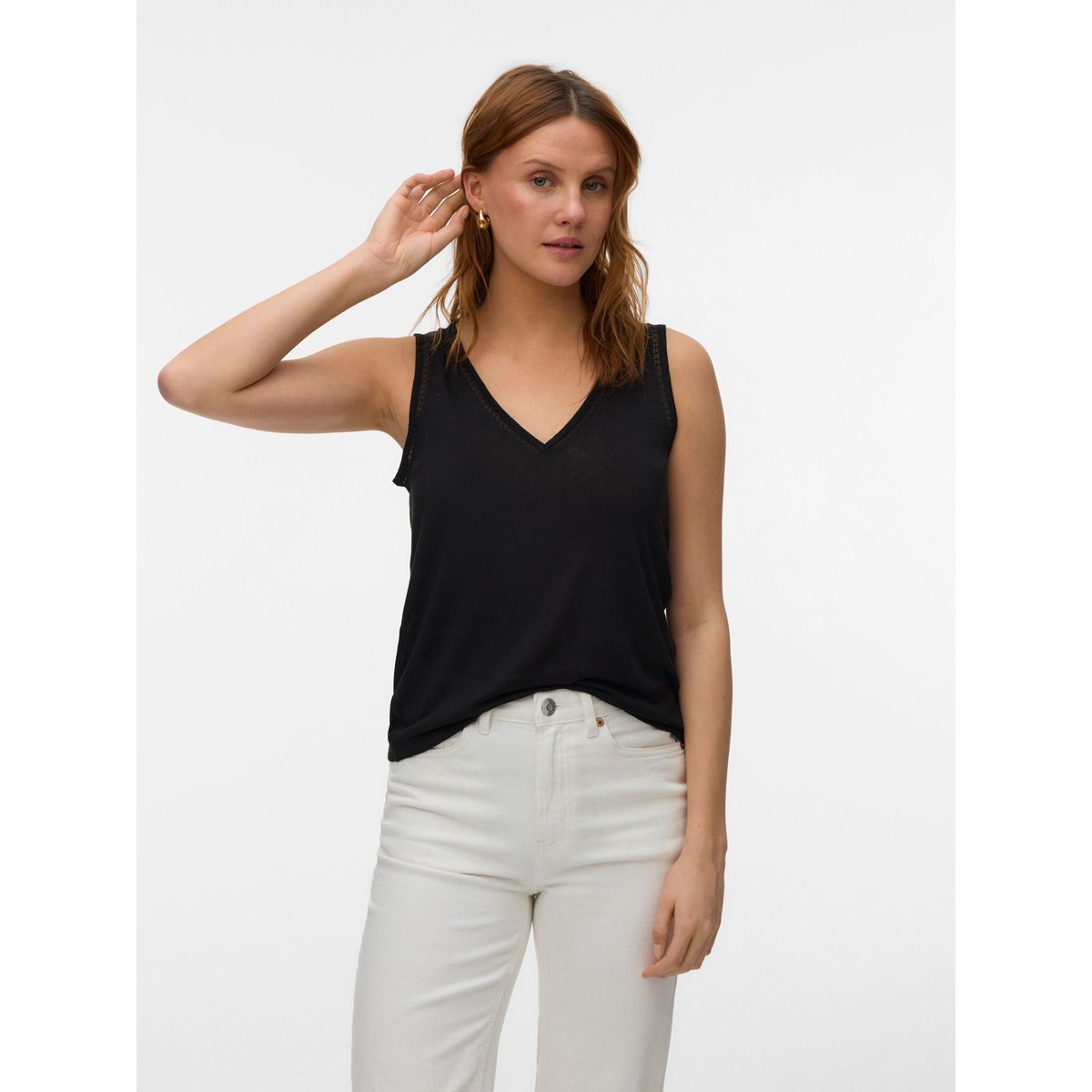 Débardeur black 1, VERO MODA