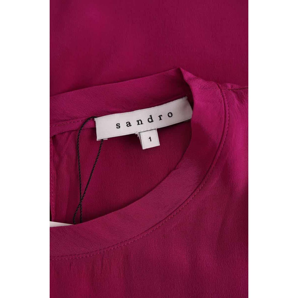T-shirt - Très Bon État violet, SANDRO