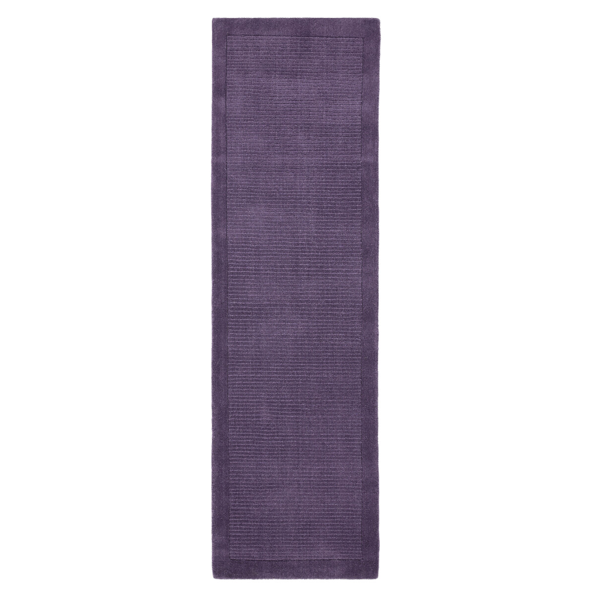 Hand Woven Wool Runner Rug - 240x68cm purple, SO'HOME