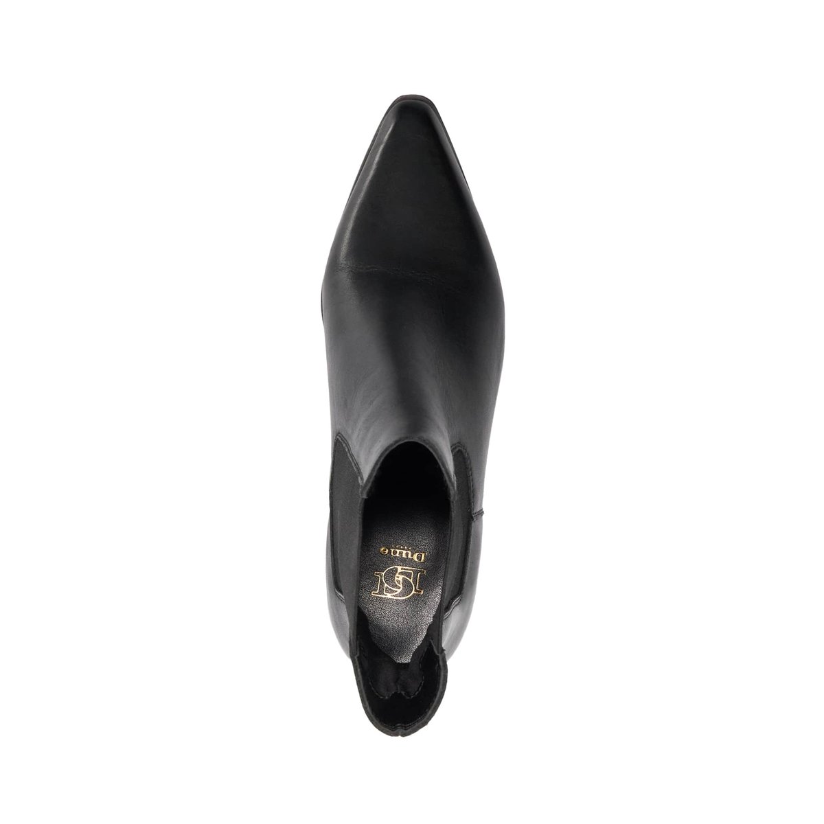 Bottines à talon carré - PIMO black-leather, DUNE LONDON