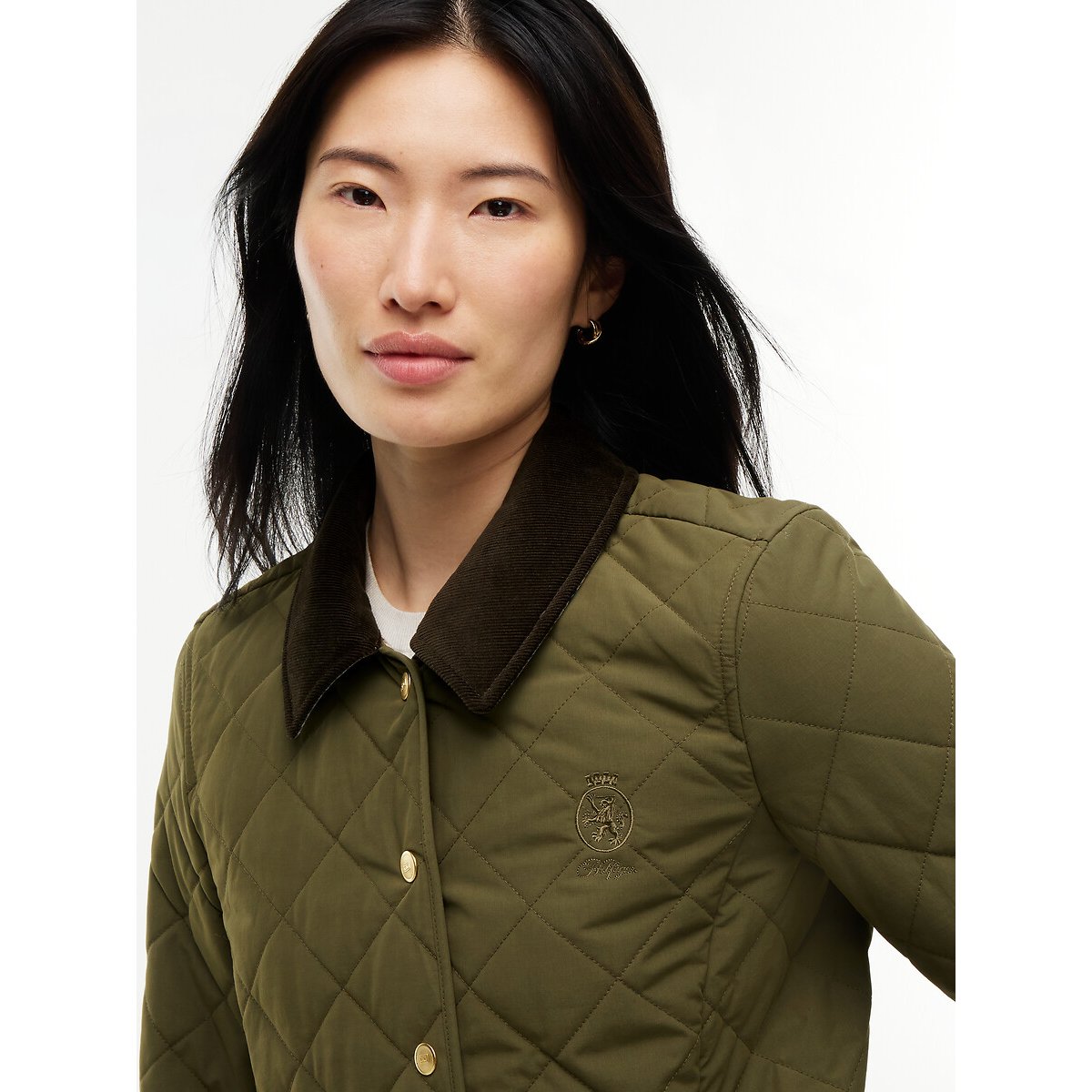 Veste courte, coupe droite olive, TOMMY HILFIGER