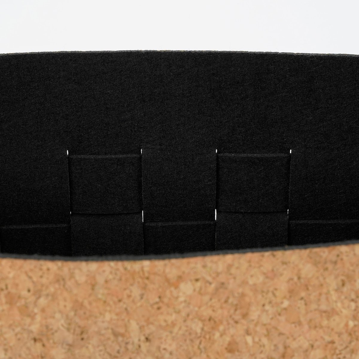 Ensemble de 2 paniers de rangement noir, MICA DECORATIONS