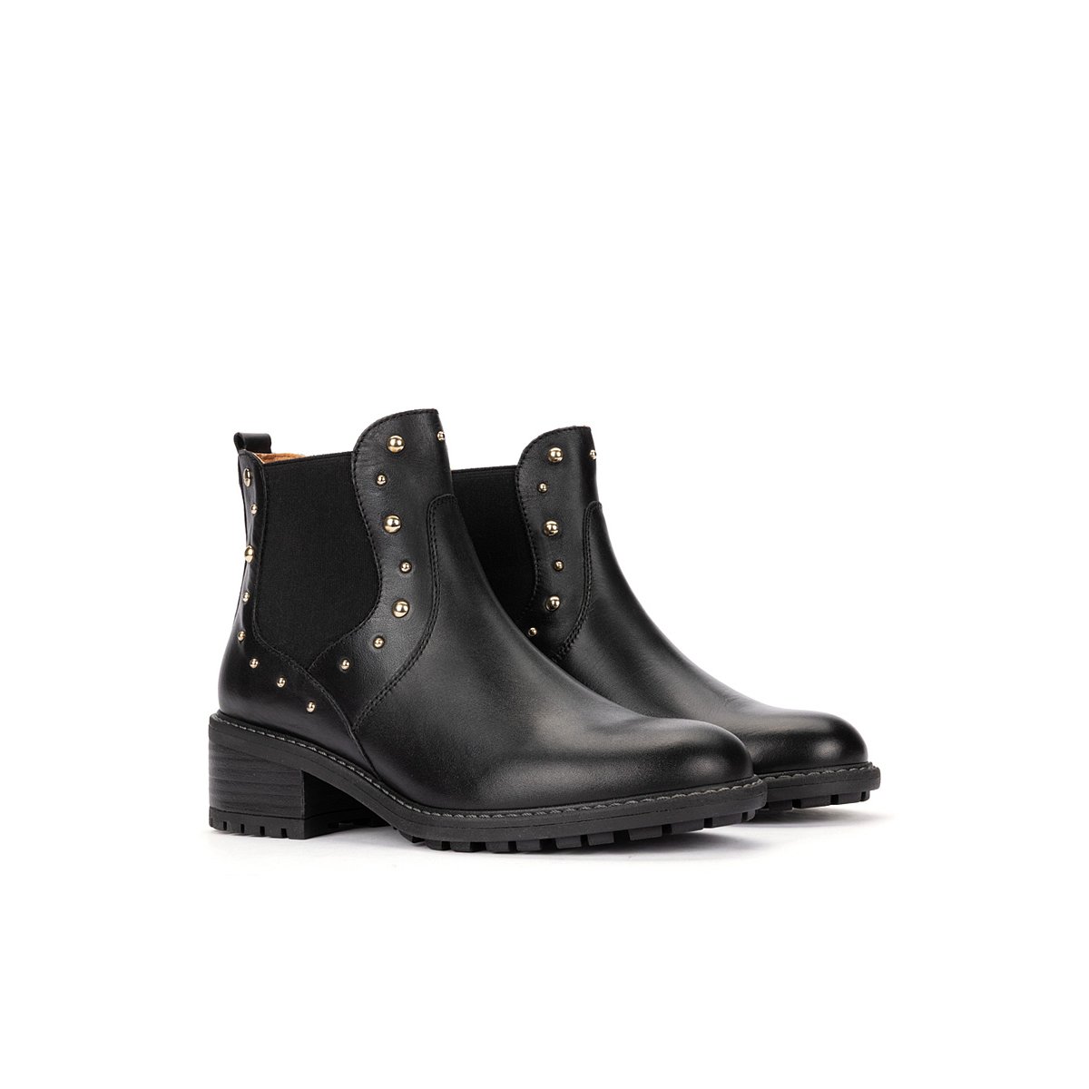 Bottines à talon cuir Medina black, PIKOLINOS