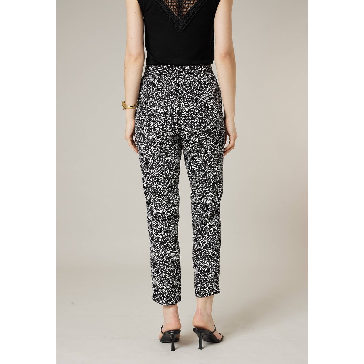 Pantalon cigarette femme EDISIA black, DEELUXE