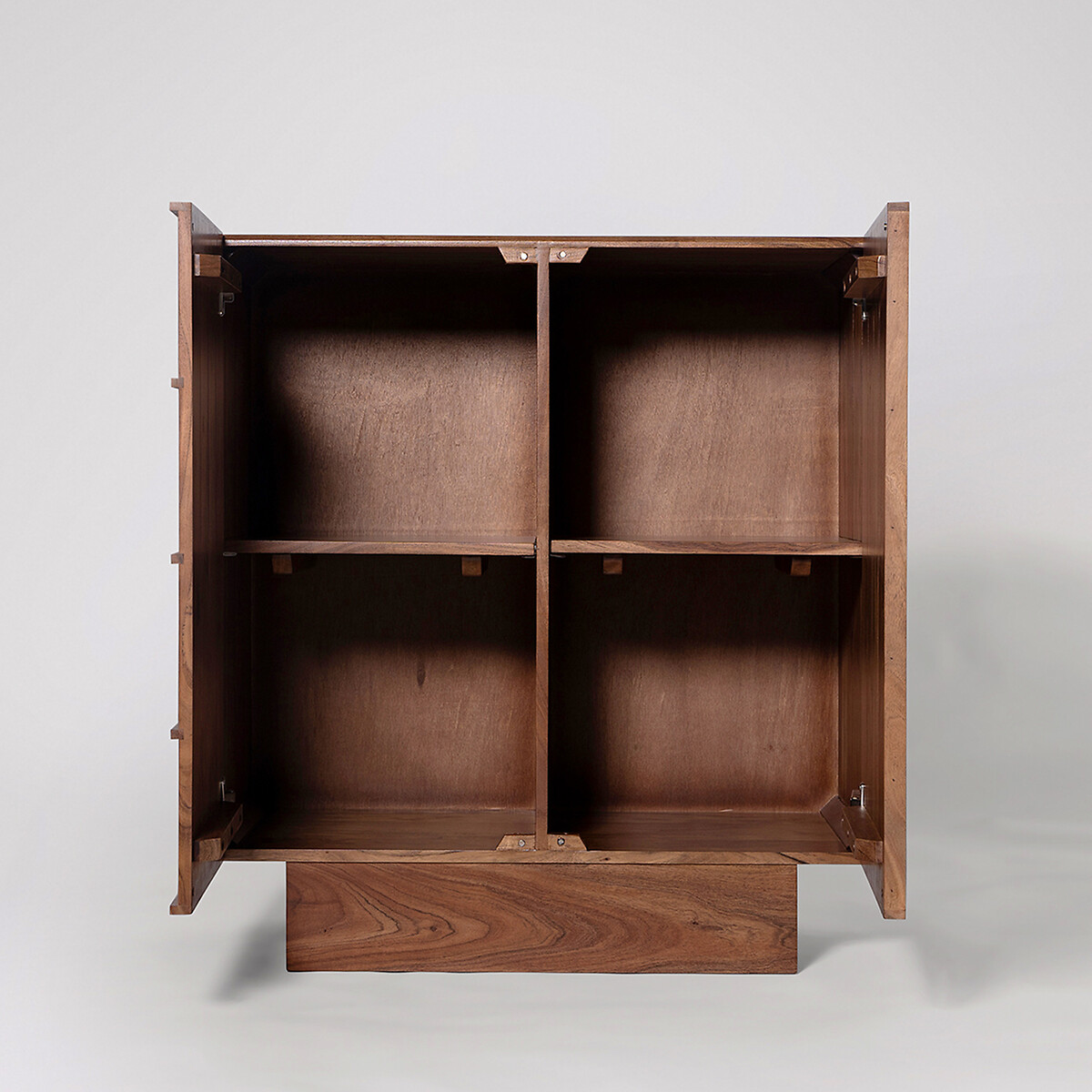 Sandon Acacia Wood 2 Door Cabinet dark acacia wood, SWOON