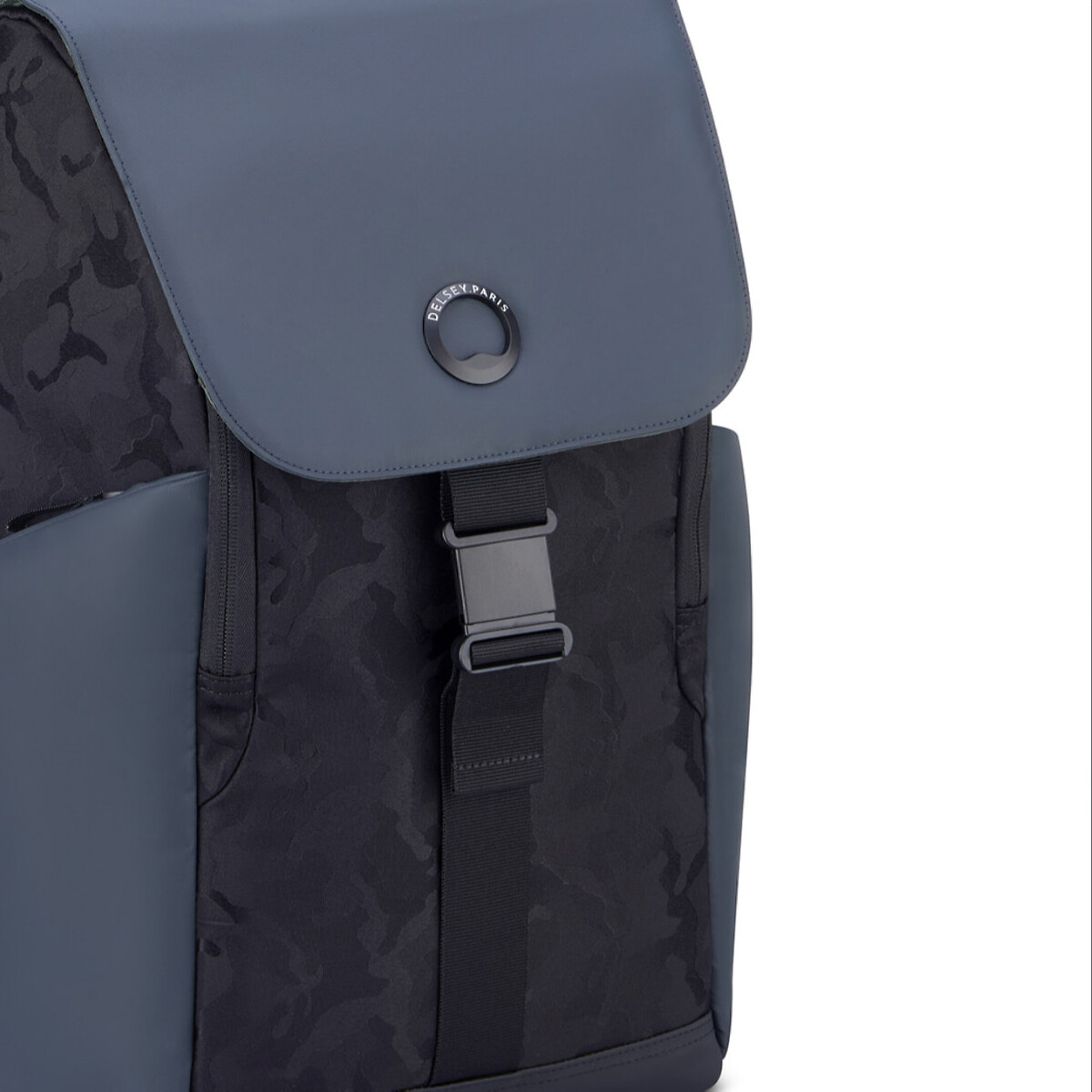 Mochila Securflap para portátil 15", DELSEY camuflagem preto, DELSEY PARIS