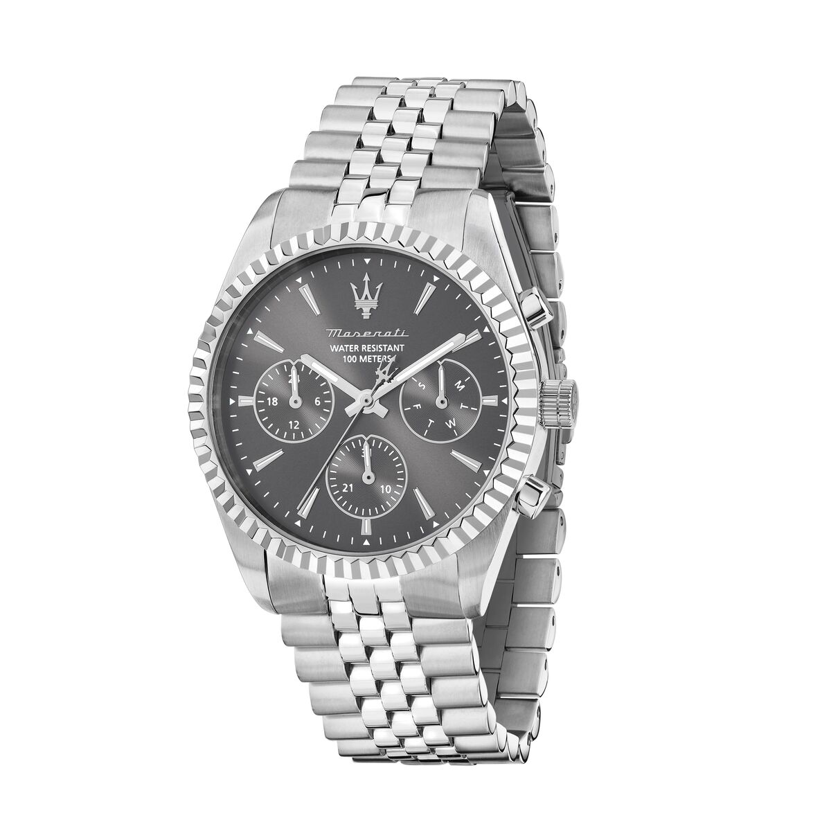 Montre Analogique COMPETIZIONE argenté anthracite argenté, MASERATI