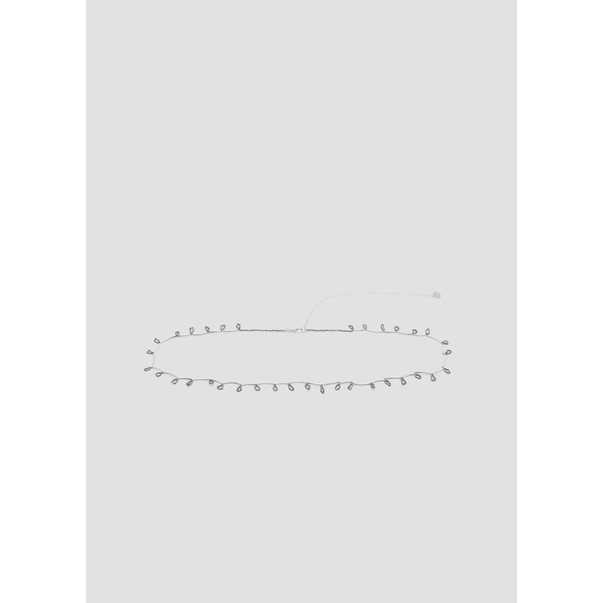 Ceinture chaîne irrégulière argent, MANGO TEEN