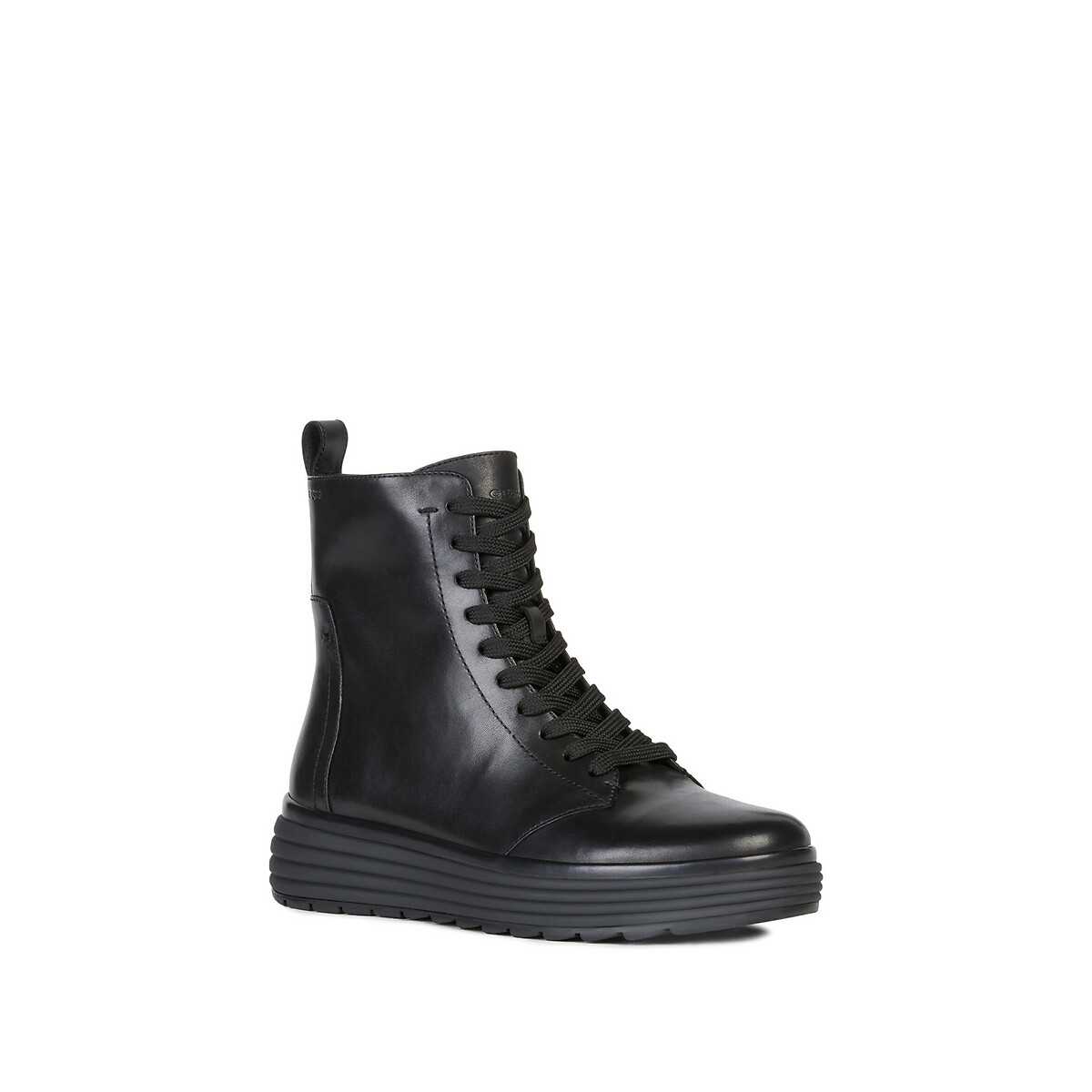 Boots cuir Phaolae noir, GEOX