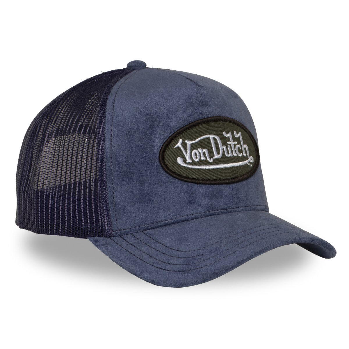 Casquette Trucker FUR violet/bleu/marron/kaki, VON DUTCH