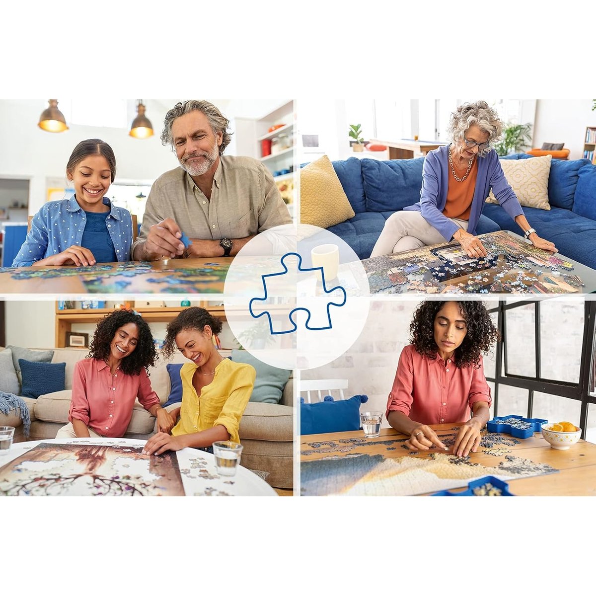 Puzzle - Paysage de montagnes au Portugal multicolore, RAVENSBURGER