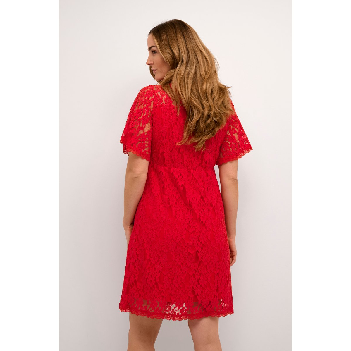 Dress rouge high risk red, CREAM