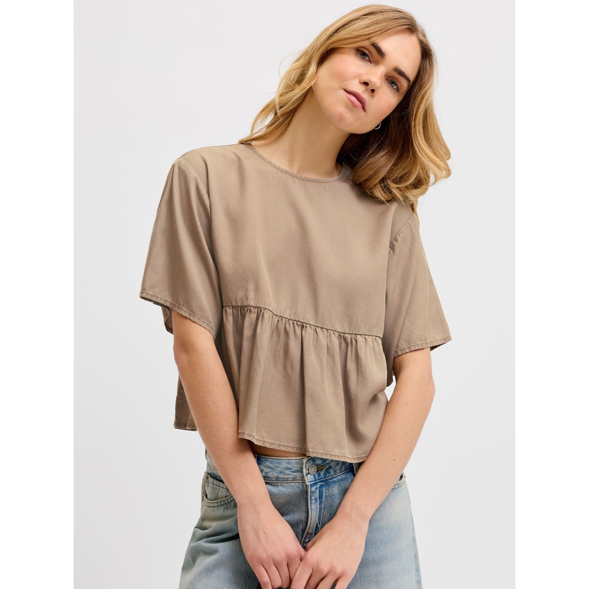 Blouse feather gray, JJXX