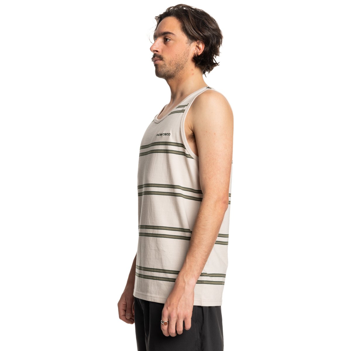 Débardeur PORTSIDE STRIPE. marron moon beam portside stripe, DC SHOES