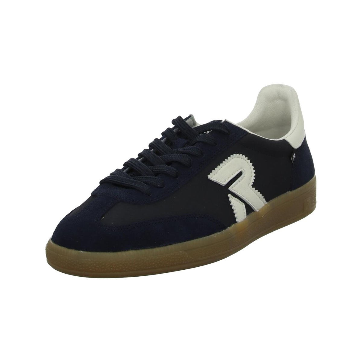 Basket Basse Cuir Samira bleu, RIEKER