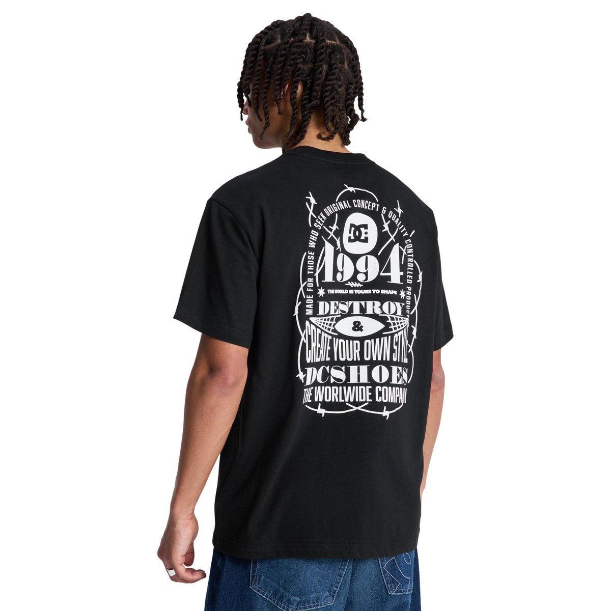 T-Shirt à manches courtes SHAPE OR DESTROY. noir black, DC SHOES