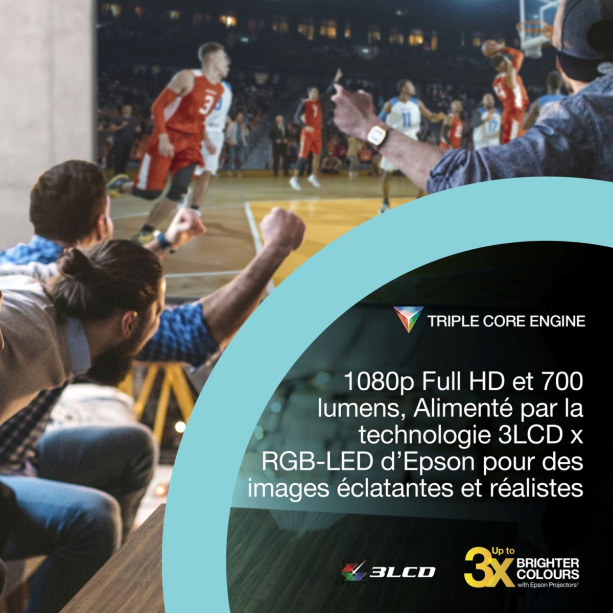 Vidéoprojecteur portable EF-61W 2025 Full HD, Google TV blanc, EPSON