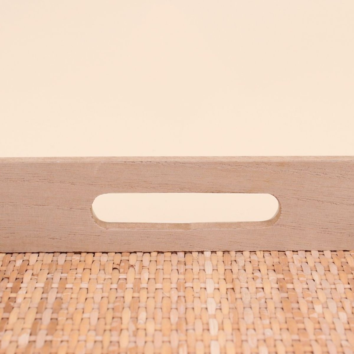 Plateau rectangulaire en rotin 30x40cm naturel, ORNAMI