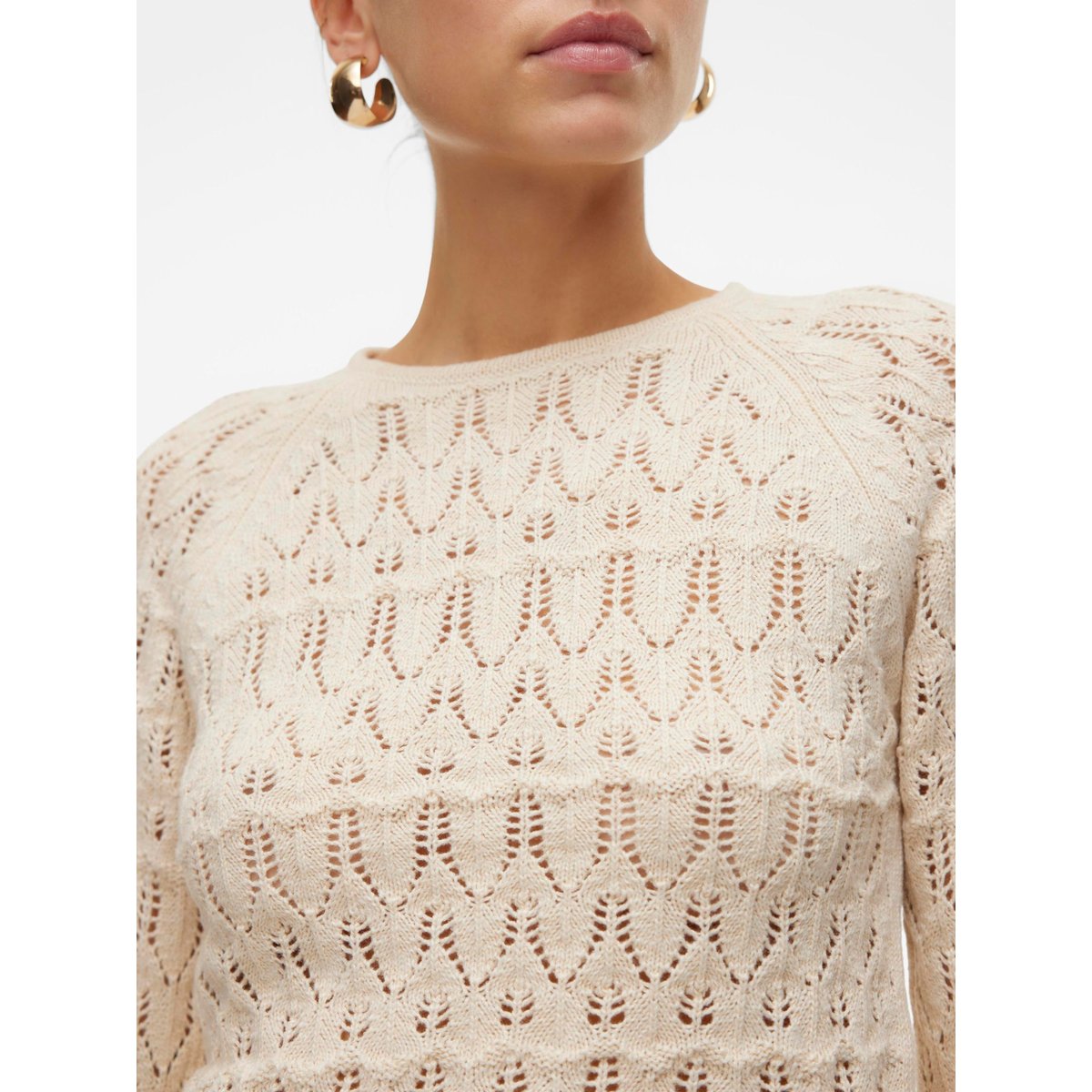 Pull En Maille birch, VERO MODA