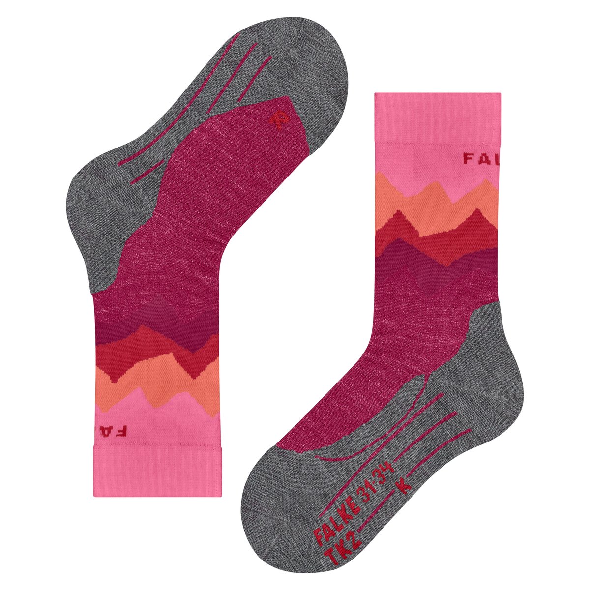 Chaussettes TK2 Trend Kids rose ancienne, FALKE