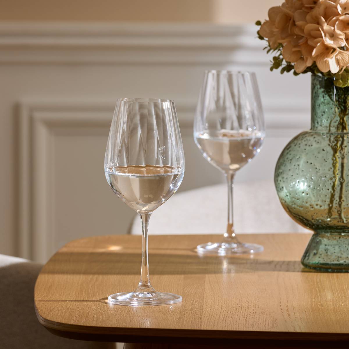 Lot de 6 verres à eau en Cristallin NEVA transparent, ATMOSPHERA