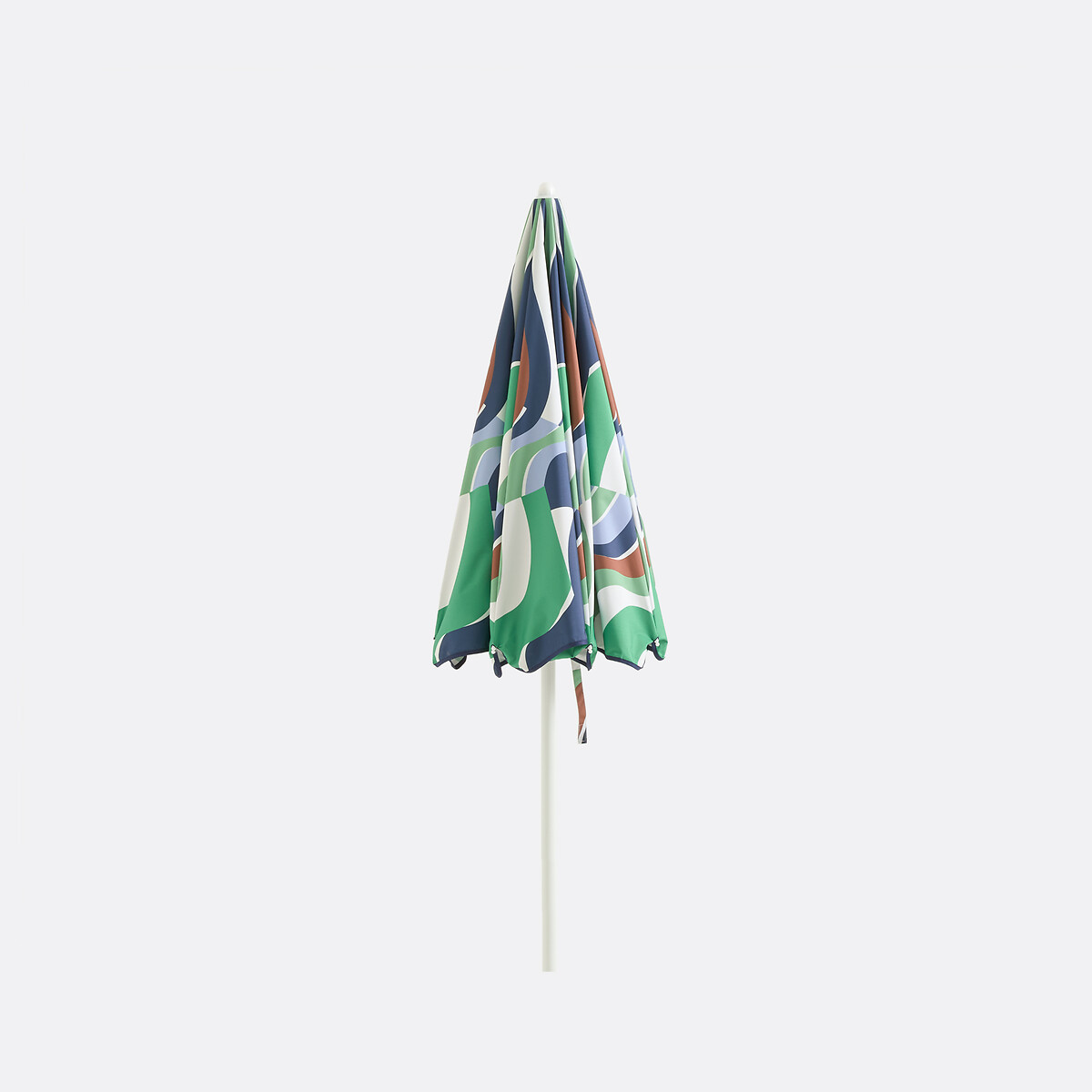 Parasol, tissu avec motif graphique, SONGE VERT vert/bleu, MAPOÉSIE X LA REDOUTE INTÉRIEURS