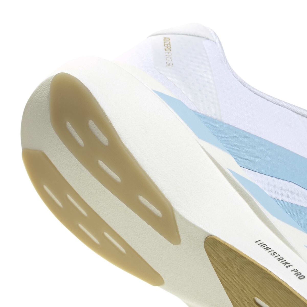 Baskets Adizero EVO SL blanc/bleu clair, adidas Performance