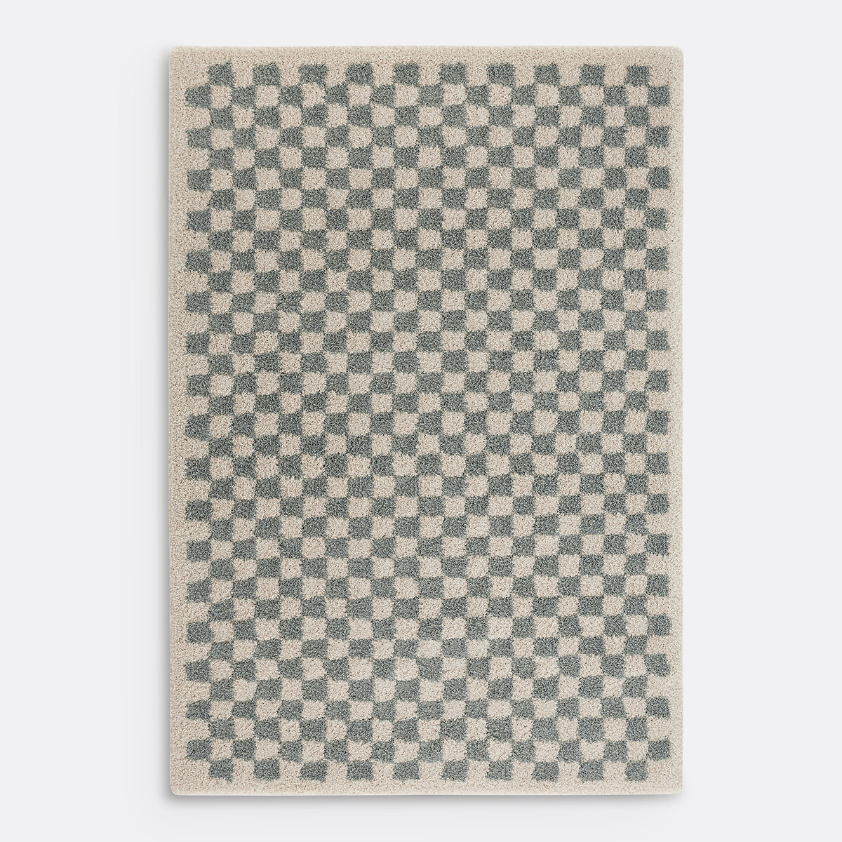 Tapis damier, Eras bleu grisé, LA REDOUTE INTERIEURS