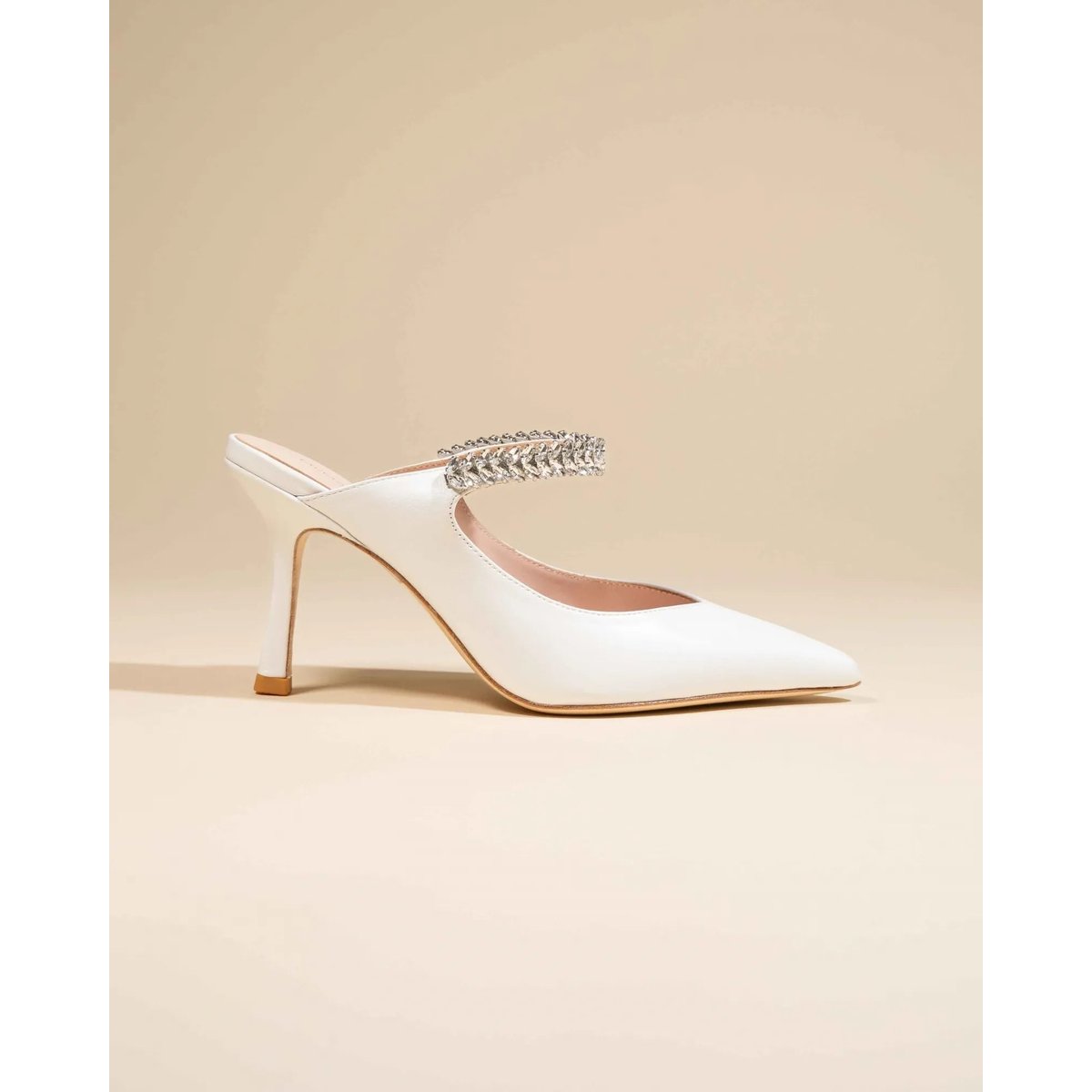 Escarpins à strass HARPER blanc, MI MAI