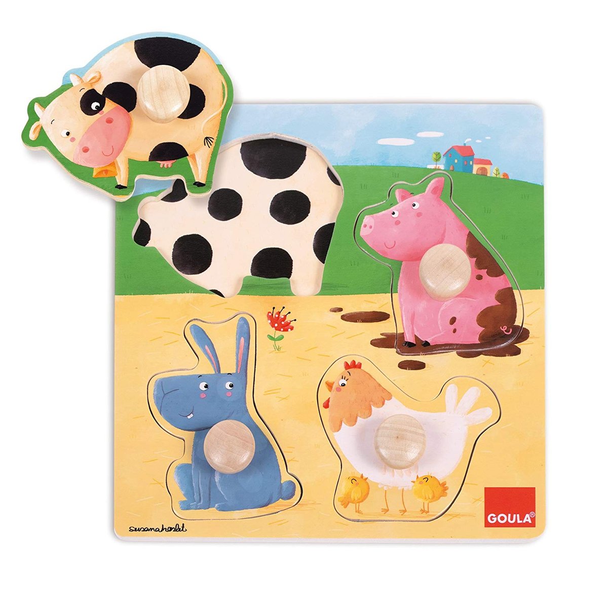 Encastrement Animaux Ferme beige, GOULA