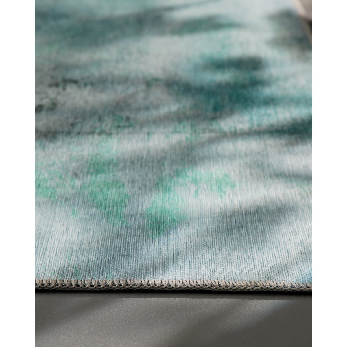 WECONhome Maui, tissé machine, coton, tapis tissé plat, certifié OEKO-TEX® (n° D20-0634) (70 x 120 cm, pétrole) , Maui pétrole, ESPRIT