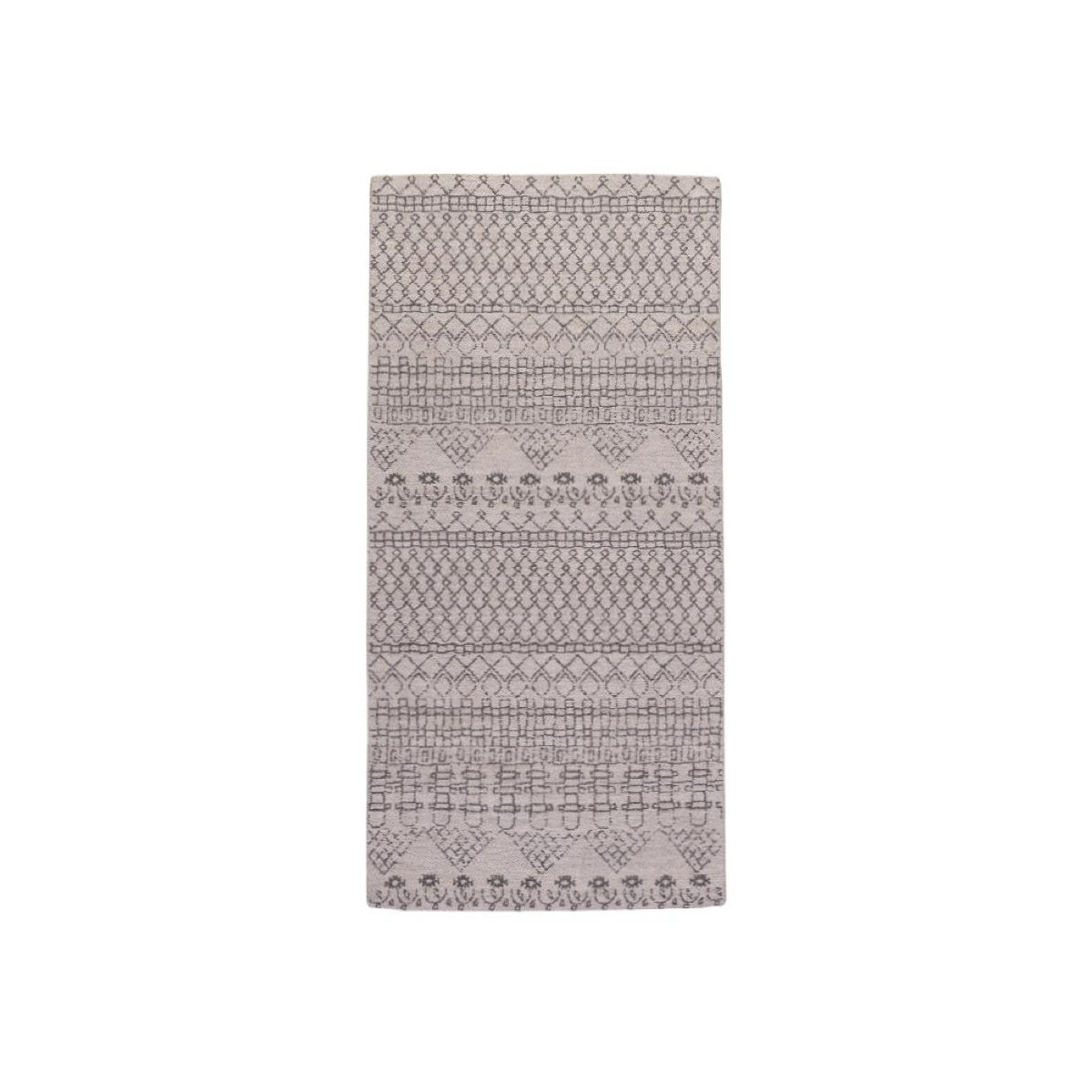 Tapis laine gris, DECORATION D’AUTREFOIS