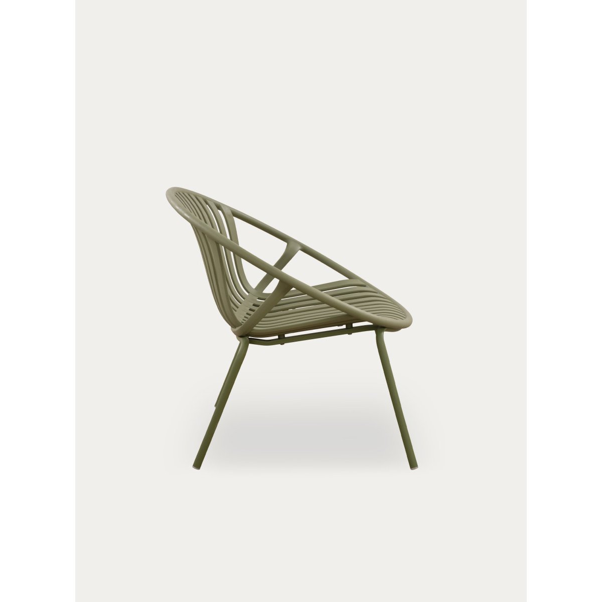 Fauteuil de jardin Plastique - BAROW vert, KENAY